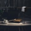 Lampka stołowa nocna V-TAC 2W LED 36cm ładowanie ściemnianie IP54 czarna VT-7563 3000K 200lm